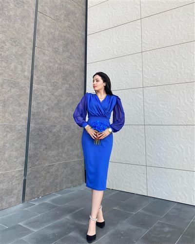 Mily indigo Elbise