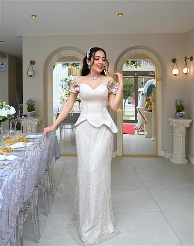 SİENNA TAŞ İŞLEMELİ DRESS